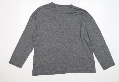 Back view of Preworn men’s grey jumper, size XL