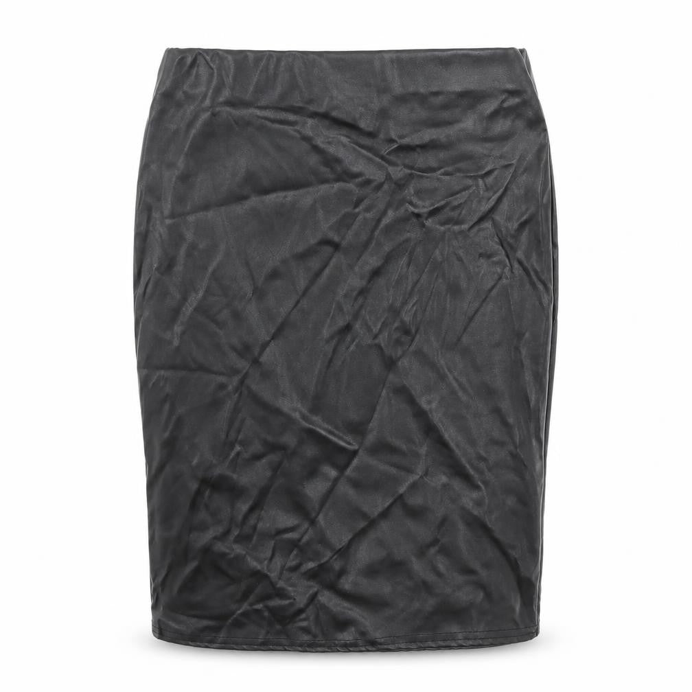 PRETTYLITTLETHING Womens Black   Straight & Pencil Skirt Size 6