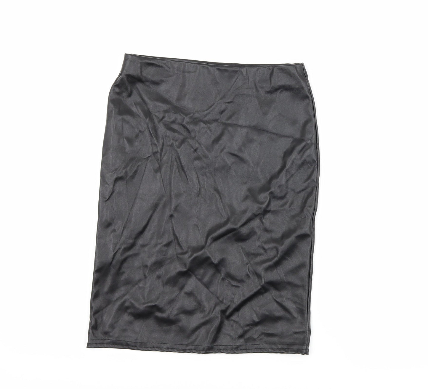 PRETTYLITTLETHING Womens Black   Straight & Pencil Skirt Size 6