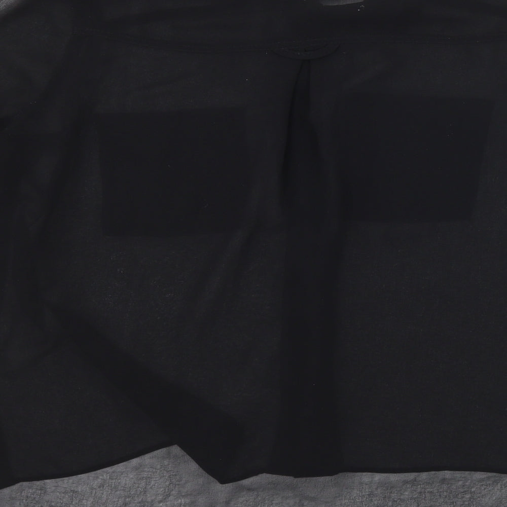 New Look Womens Black   Basic Button-Up Size 10