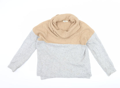 Additional front view of Yes Lola women’s grey jumper, size S