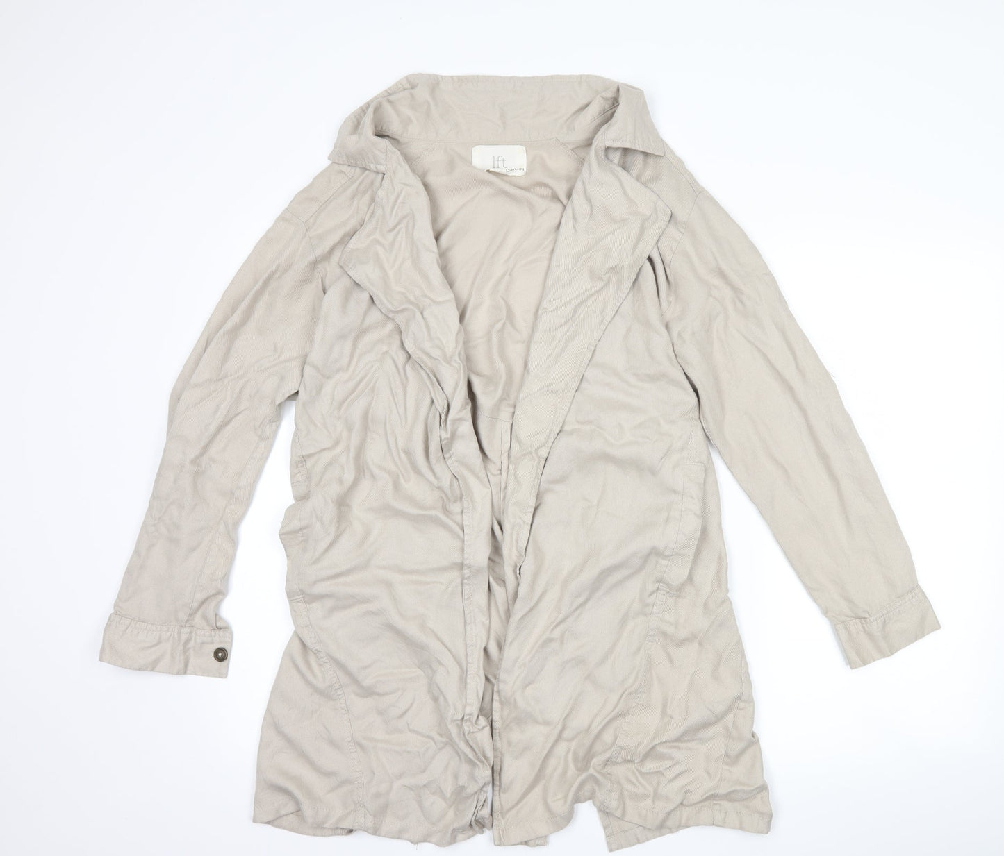 LFT Womens Beige   Jacket Coatigan Size S