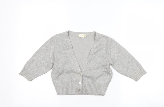 New Look Girls Grey   Shrug Jumper Size 8 Years