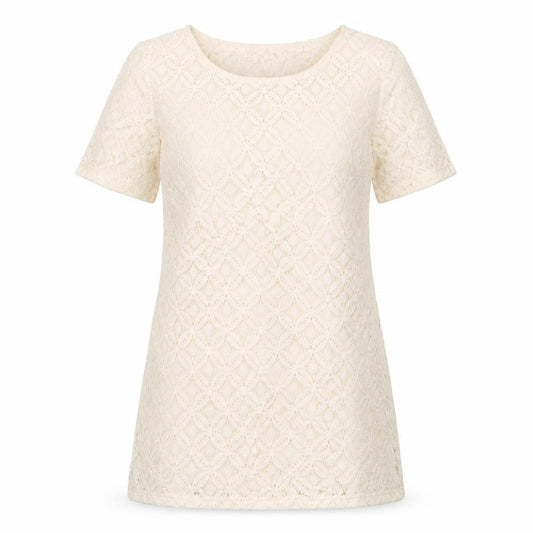 Front view of Next women’s ivory shift, size UK 8
