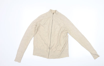 Additional front view of Marks & Spencer women’s brown jacket, size UK 14