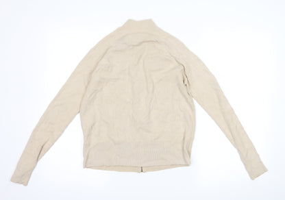 Back view of Marks & Spencer women’s brown jacket, size UK 14
