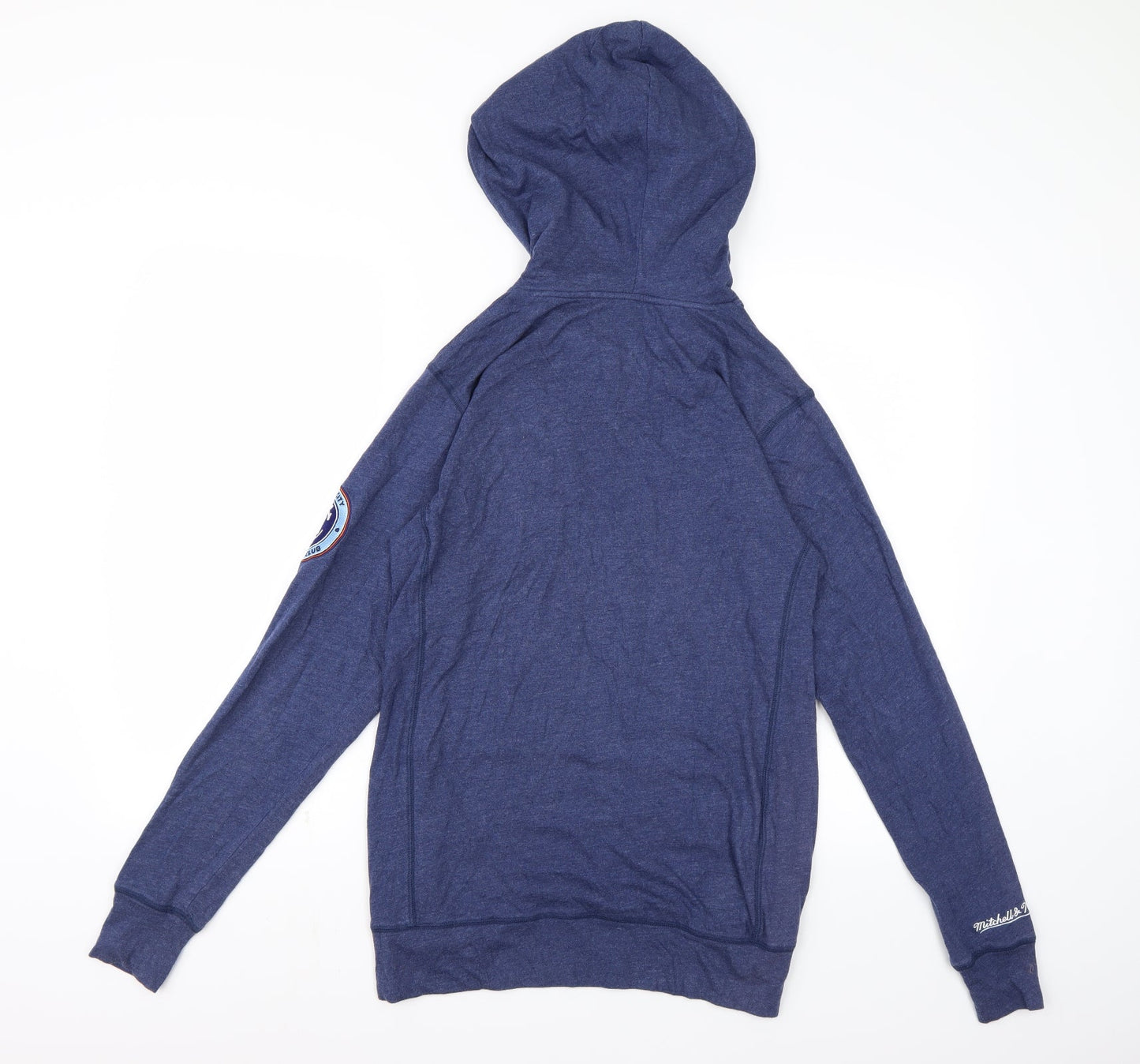 Mitchell & Ness Mens Black   Pullover Hoodie Size XS