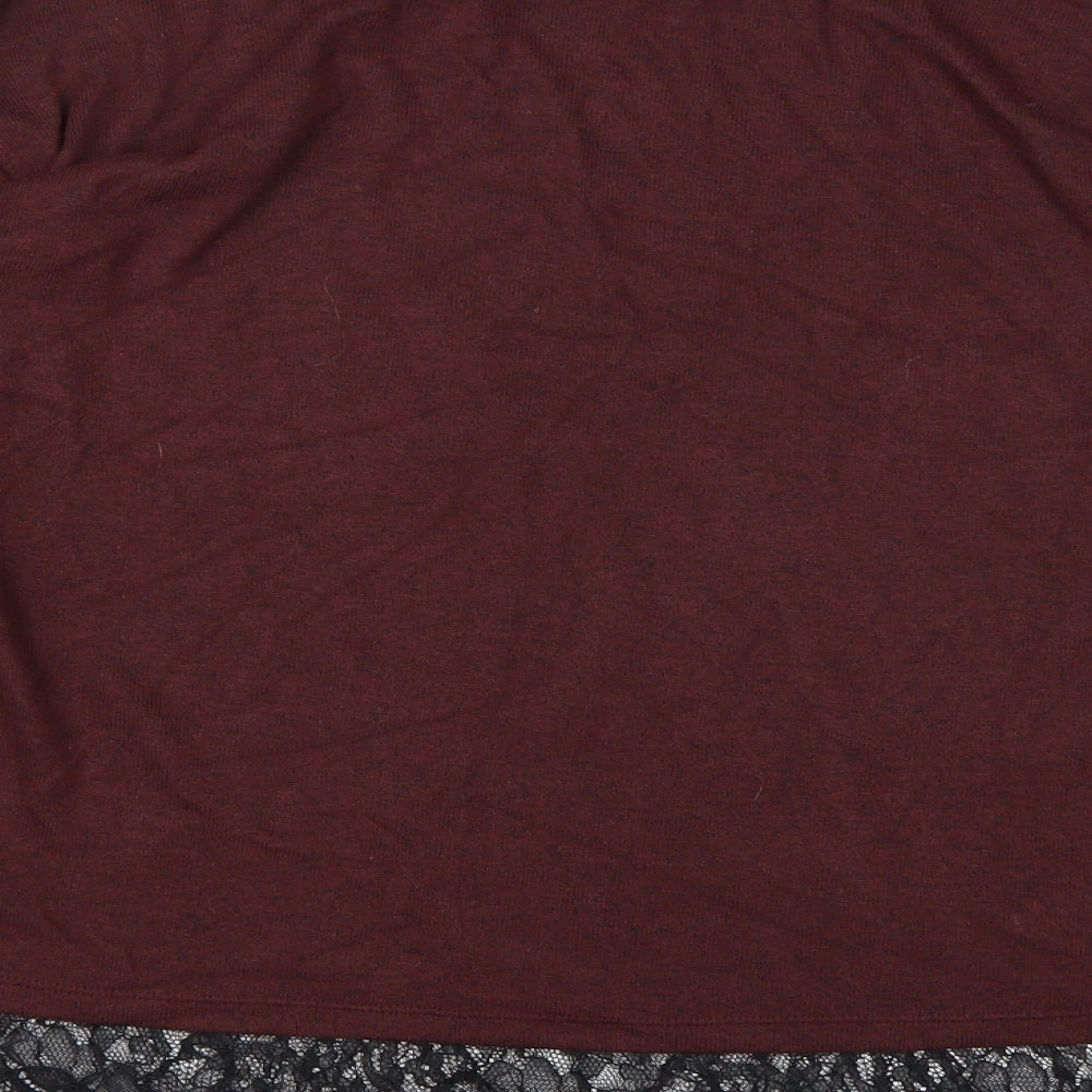 F&F Womens Brown  Knit Pullover Jumper Size 10