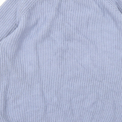 Brand and care label for Select women’s blue knit jumper, size UK 12