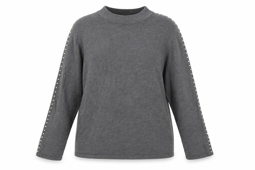 Marks & Spencer Womens Grey  Knit Pullover Jumper Size 18