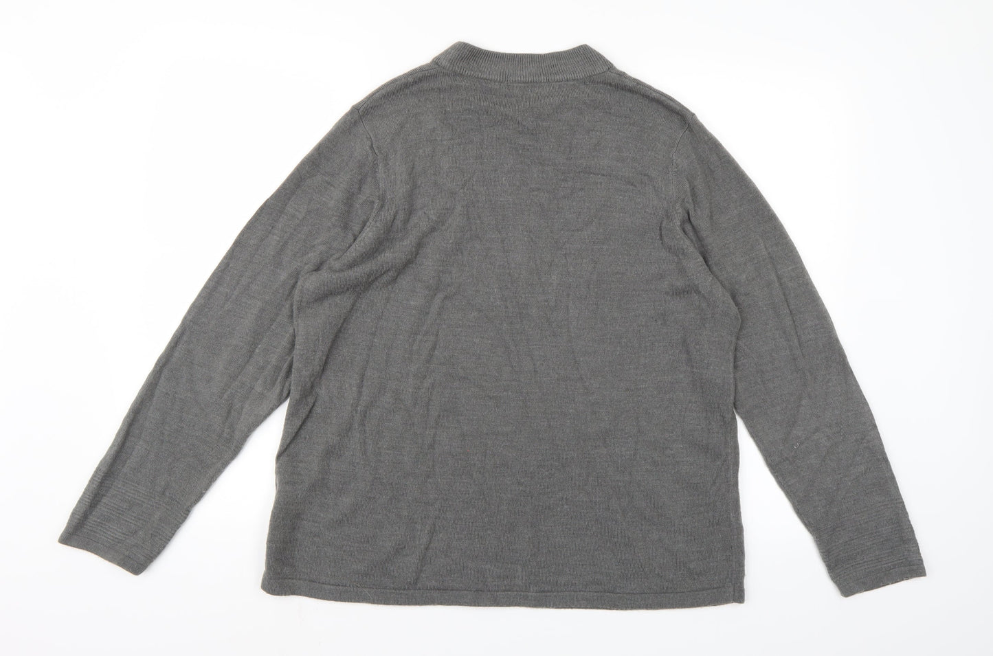 Marks and Spencer Womens Grey  Knit Pullover Jumper Size 18