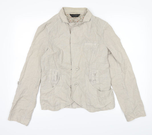 Dorothy Perkins Womens Grey   Jacket  Size 8