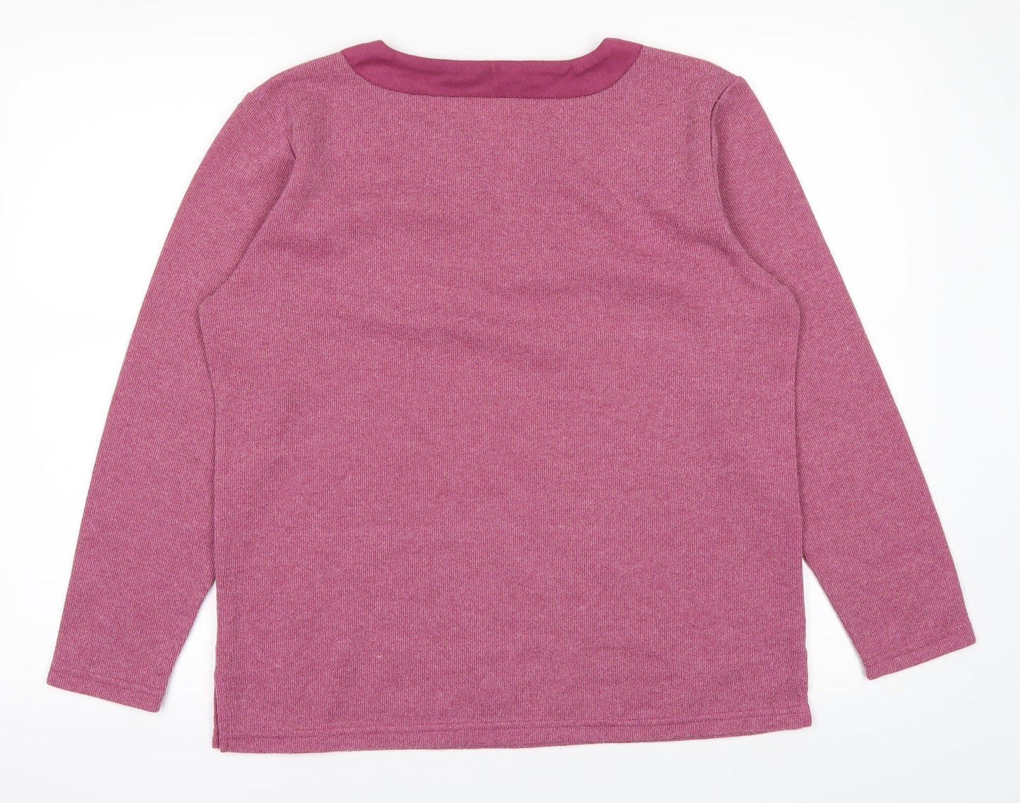 M&Co Womens Pink   Pullover Jumper Size M