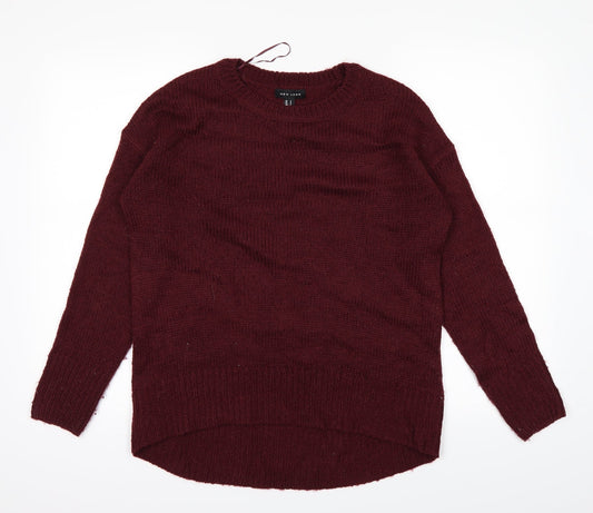 New Look Womens Purple   Pullover Jumper Size S