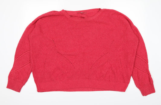 NEXT Womens Red   Pullover Jumper Size M