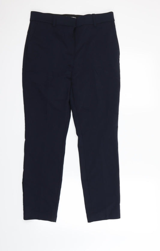 H&M  Womens Blue   Dress Pants Trousers Size 12 L26 in