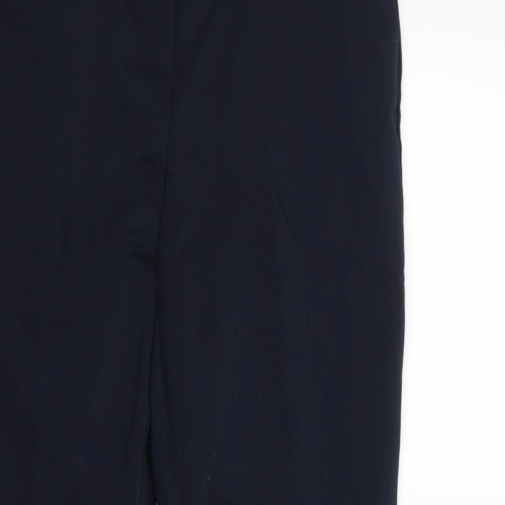H&M  Womens Blue   Dress Pants Trousers Size 12 L26 in