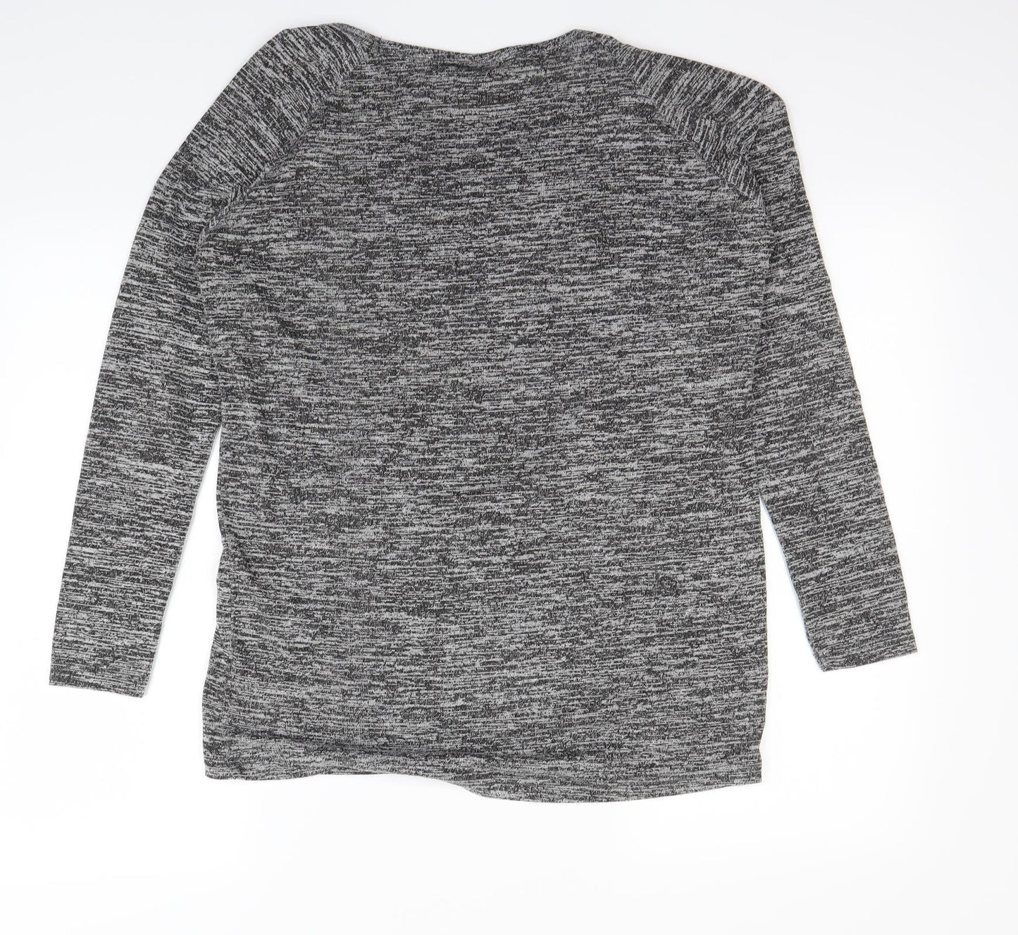 Topshop Womens Black   Pullover Sweatshirt Size 8