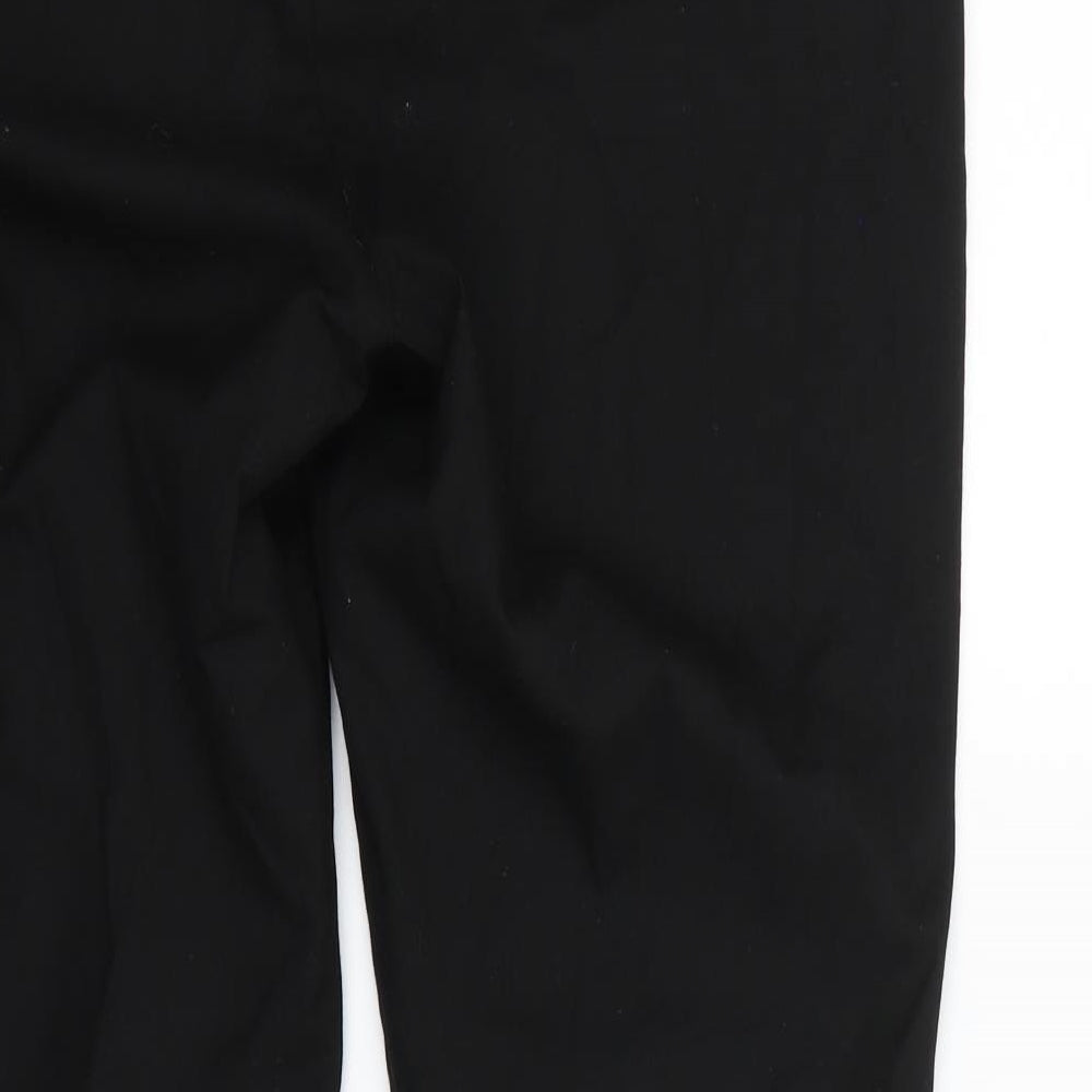H&M  Womens Black   Dress Pants Trousers Size 12 L28 in