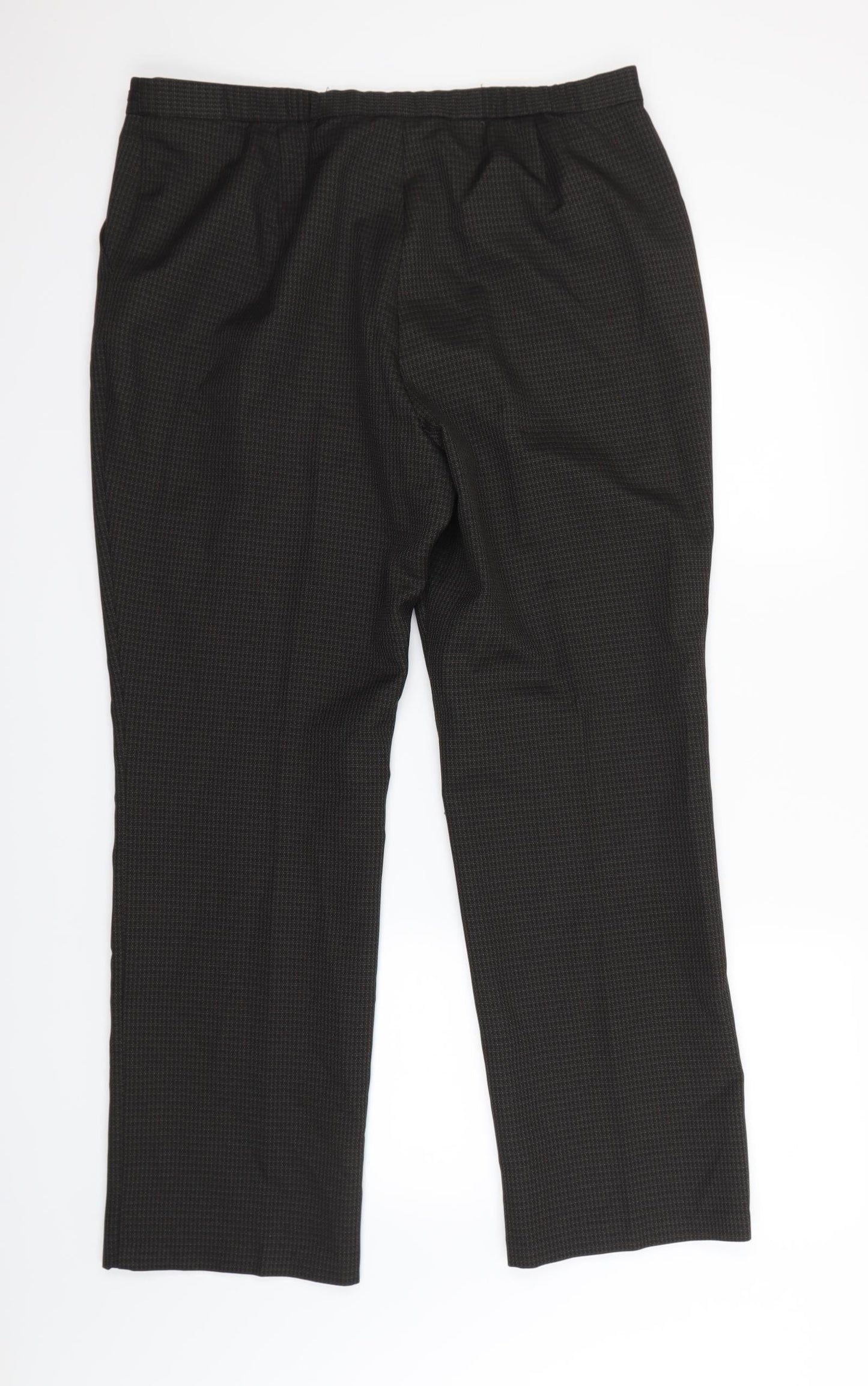 Classic  Womens Brown   Dress Pants Trousers Size 16 L28 in