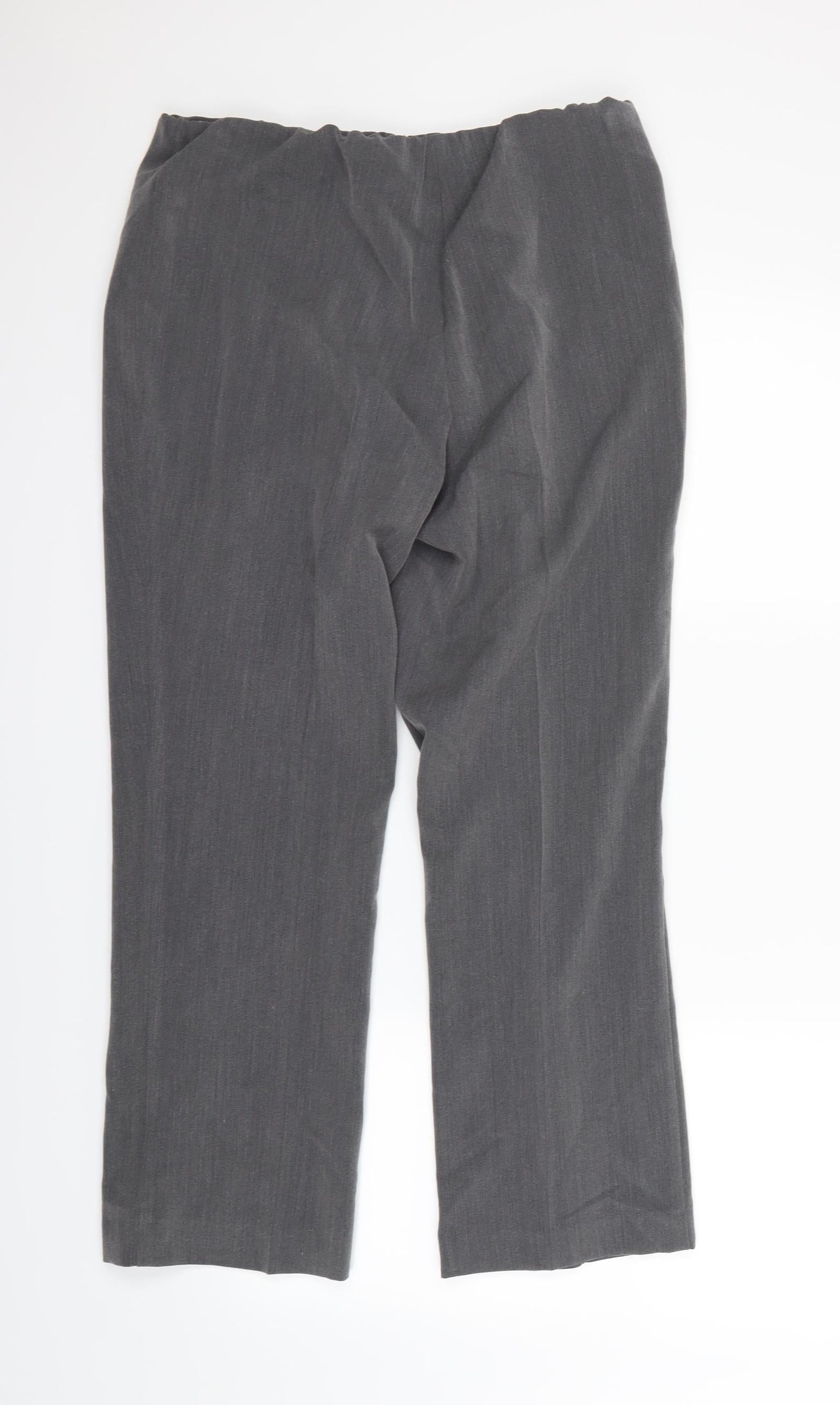 Bonmarché Womens Grey   Dress Pants Trousers Size 12 L25 in