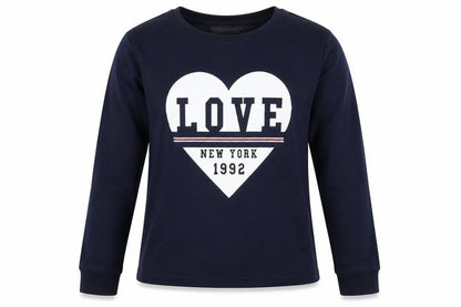 Front view of George girls’ blue jumper, size 12-13, years