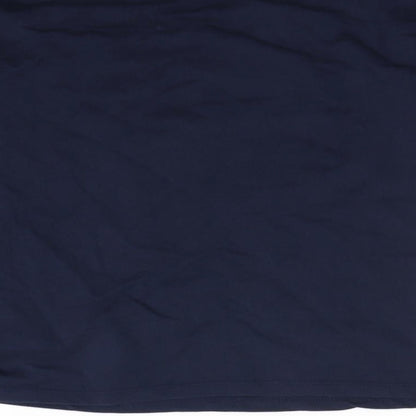 Brand and care label for George girls’ blue jumper, size 12-13, years