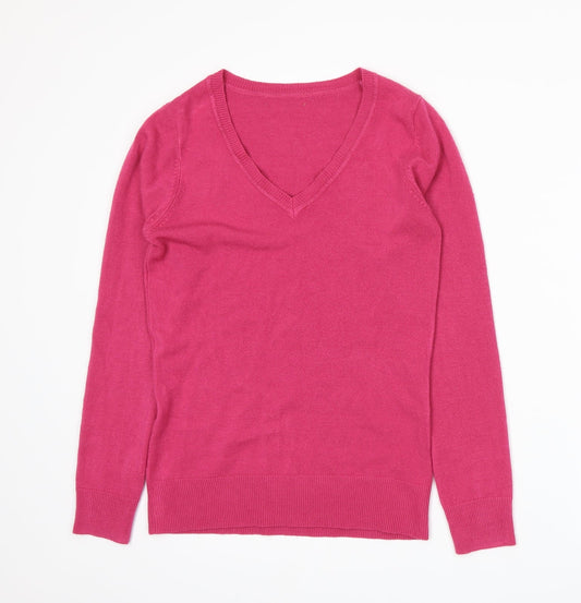 TU Womens Purple  Knit Pullover Jumper Size 8