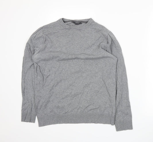 Cedar Wood State Mens Grey  Knit Pullover Jumper Size M