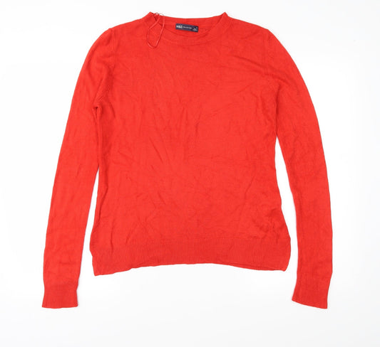 Marks and Spencer Womens Red  Knit Pullover Jumper Size 10