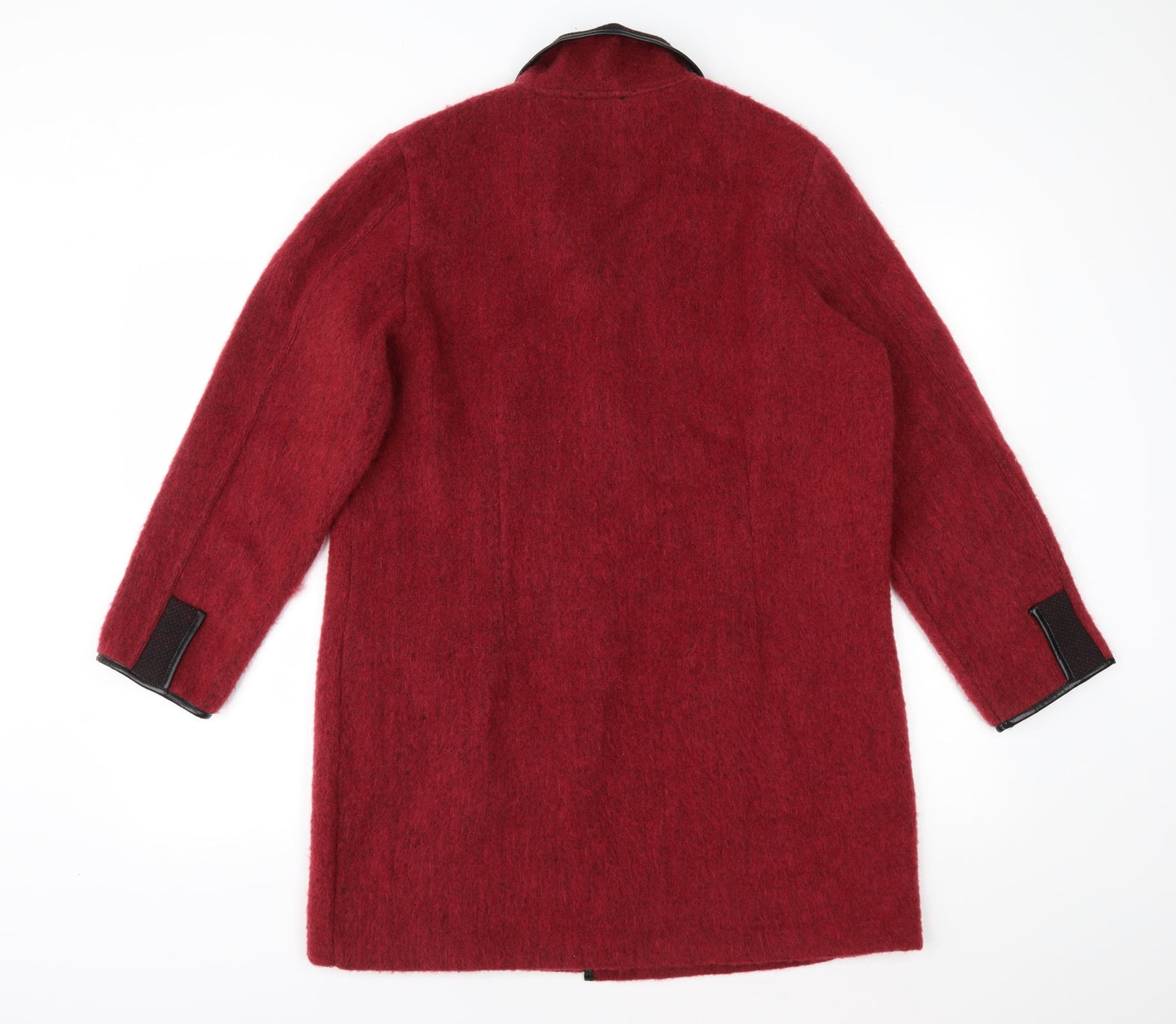 Afibel Womens Red   Overcoat Coat Size 14