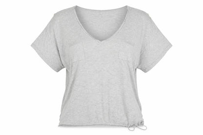 Front view of Uniqlo women’s grey jumper, size M