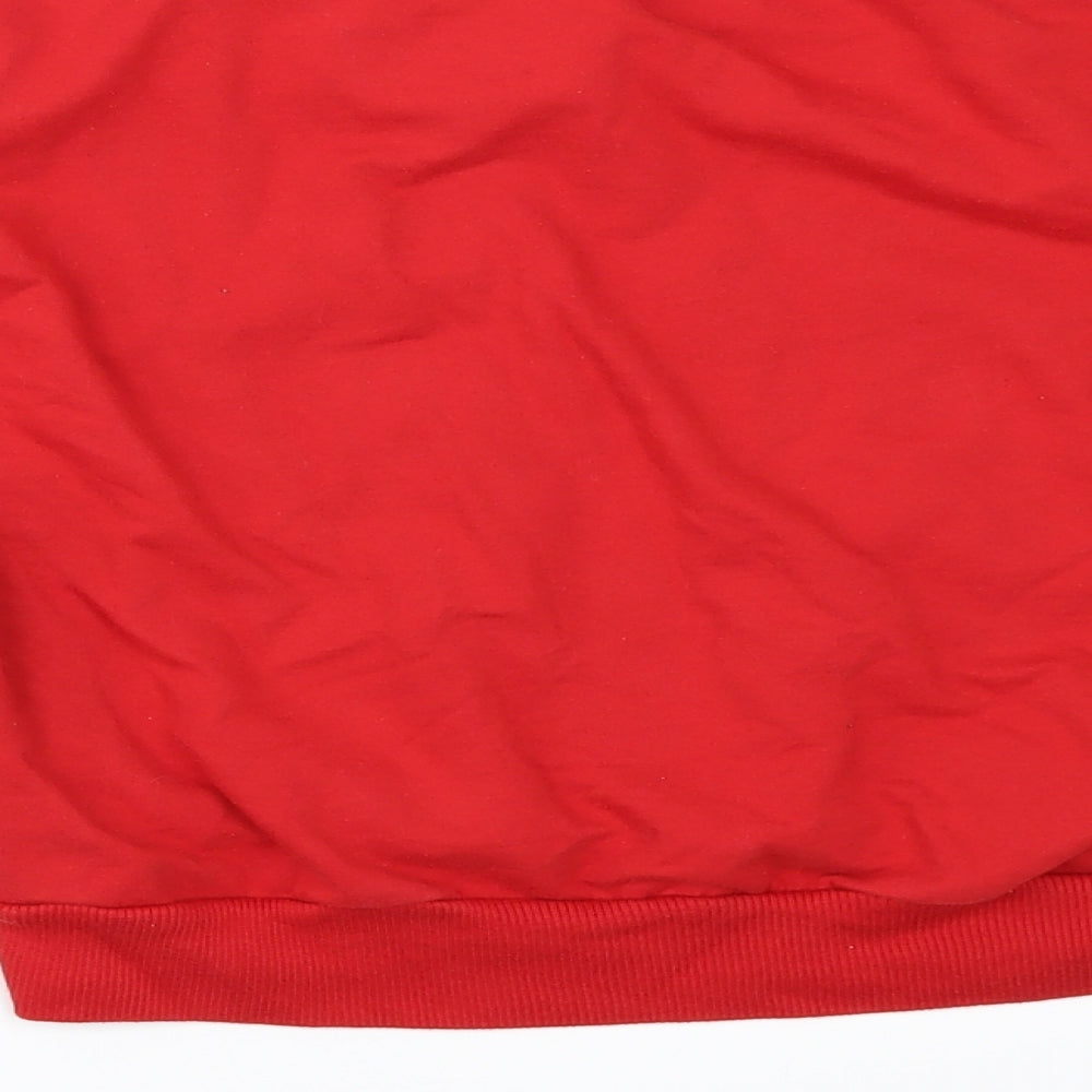 Candy Couture Girls Red   Pullover Sweatshirt Size 13 Years