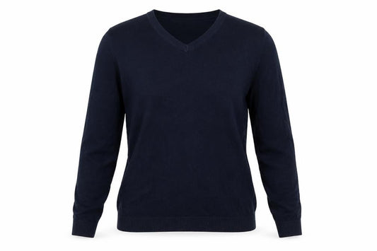 Front view of ASOS women’s blue jumper, size S