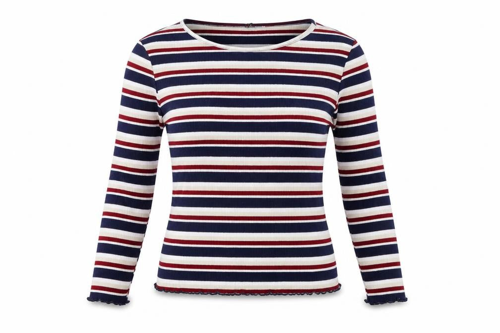 H&M Womens Blue Striped  Pullover Jumper Size L
