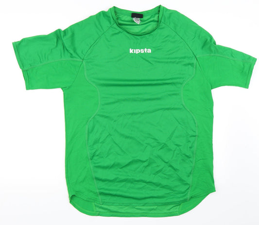 Kipsta Mens Green    T-Shirt Size L