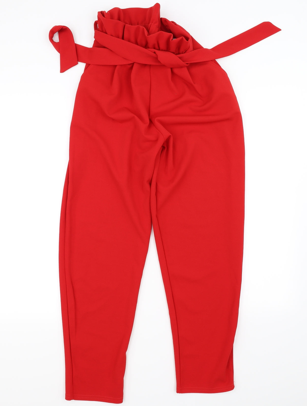 Stylewise Womens Red   Trousers  Size 8 L26 in
