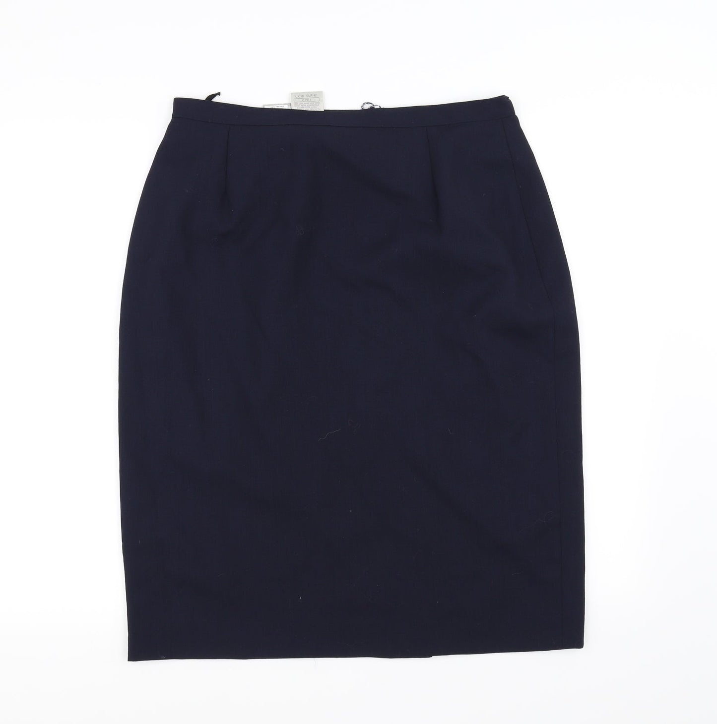 Woolmark Womens Blue   A-Line Skirt Size 16