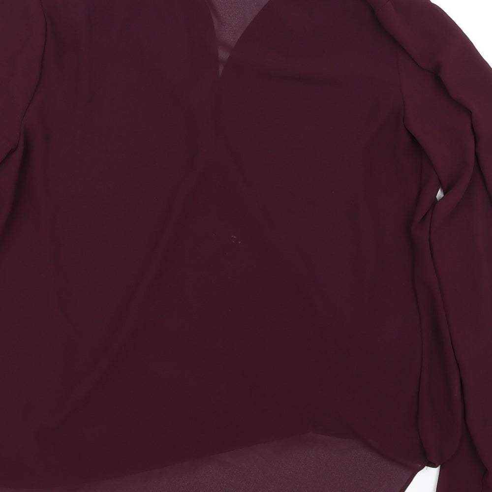 New Look Womens Purple   Basic Blouse Size 10