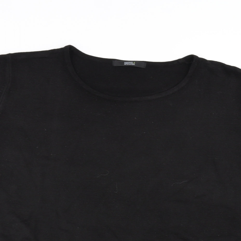Marks and Spencer Womens Black    T-Shirt Size 16