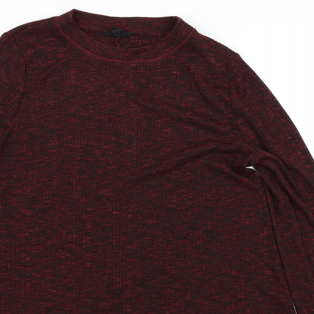 Topshop Womens Red   Pullover Jumper Size 16