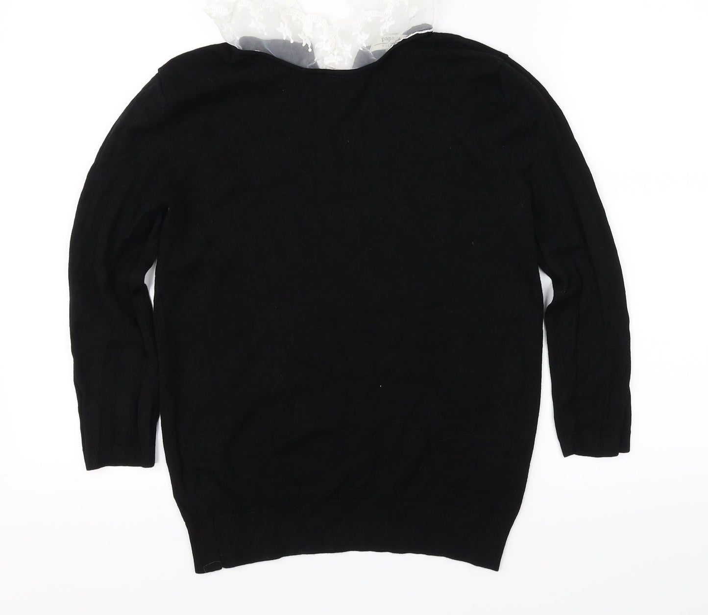 Papaya Womens Black   Pullover Jumper Size 10