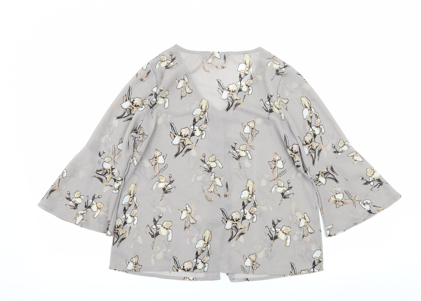 Code Womens Green Floral  Basic Blouse Size 10