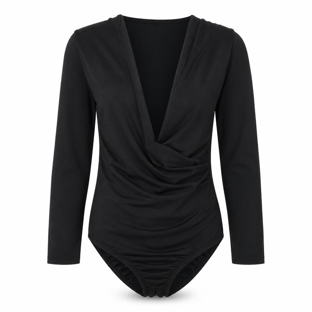 River Island Womens Black   Bodysuit One-Piece Size 10
