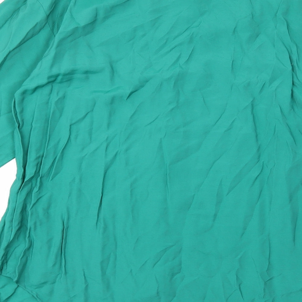Damart Womens Green   Basic Button-Up Size 14
