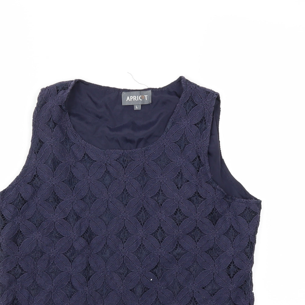 Apricot Womens Blue   Basic Blouse Size L