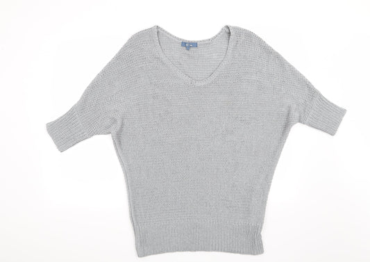 Evie Womens Grey   Pullover Jumper Size L