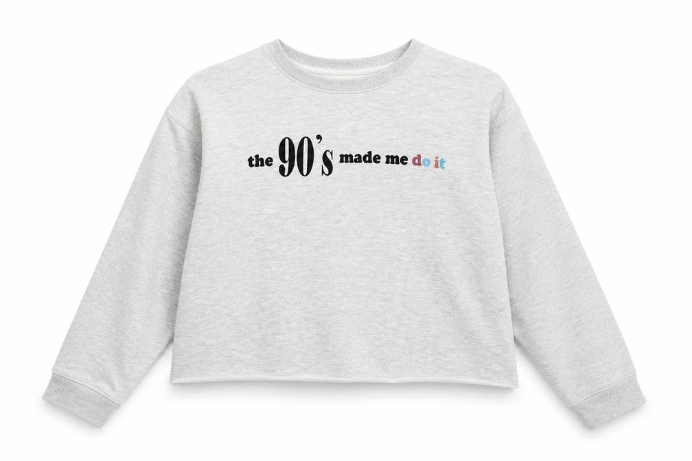 Stradivarius Womens Grey   Henley Sweatshirt Size S  - The 90's made me do it