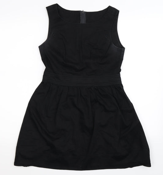 GLASSONS Womens Black   Fit & Flare  Size 10