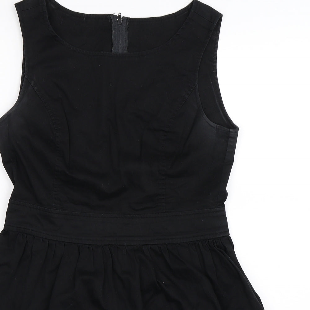 GLASSONS Womens Black   Fit & Flare  Size 10